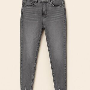 Express Super High Rise Skinny Jeans | Size 16 Short | Distressed Gray